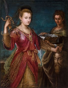 Lavinia Fontana, Giuditta con la testa di Oloferne, 1660 (partic.) - Museo Davia Bargellini, Bologna